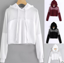 Load image into Gallery viewer, Youth Mesh Crop Top