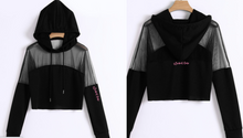 Load image into Gallery viewer, Youth Mesh Crop Top
